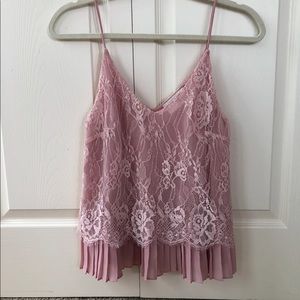 Lace Tank Top, Size S